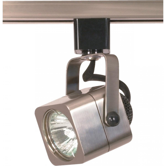 1 Light - MR16 - 120V Track Head - Square - Brushed Nickel Finish