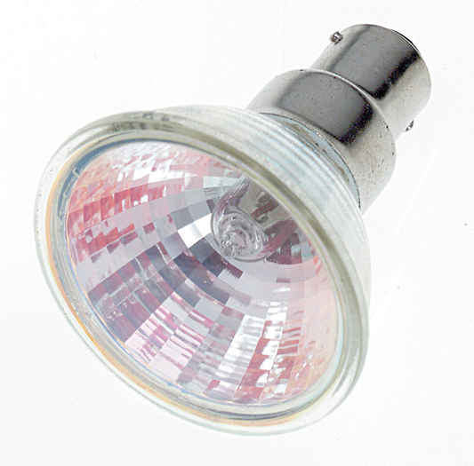 50 Watt; Halogen; MR16; GBW; 2000 Average rated hours; DC Bay base; 12 Volt