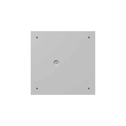 10x4X10 Hinge Cover Type 1 UL Listed Steel Knockouts ANSI 61 Gray Flush Pull Ring Formed Hinges Mounting Holes In Back