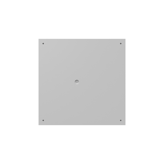 18x6x18 Hinge Cover Type 1 UL Listed Steel Knockouts ANSI 61 Gray Flush Pull Ring Formed Hinges Mounting Holes In Back
