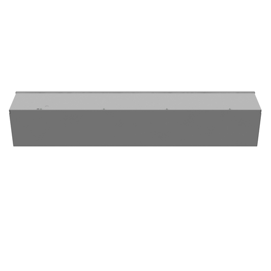 8x48x8 Screw Cover Wireway Type 3R UL Listed Steel No Knockouts ANSI 61 Gray Quad D Knockout For Lock