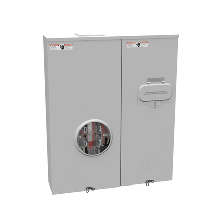 4 Terminal Ringless Large Closing Plate Lever Bypass 2-200 Ampere Main Breaker 9-16 In Barrel Lock With Bracket Provision