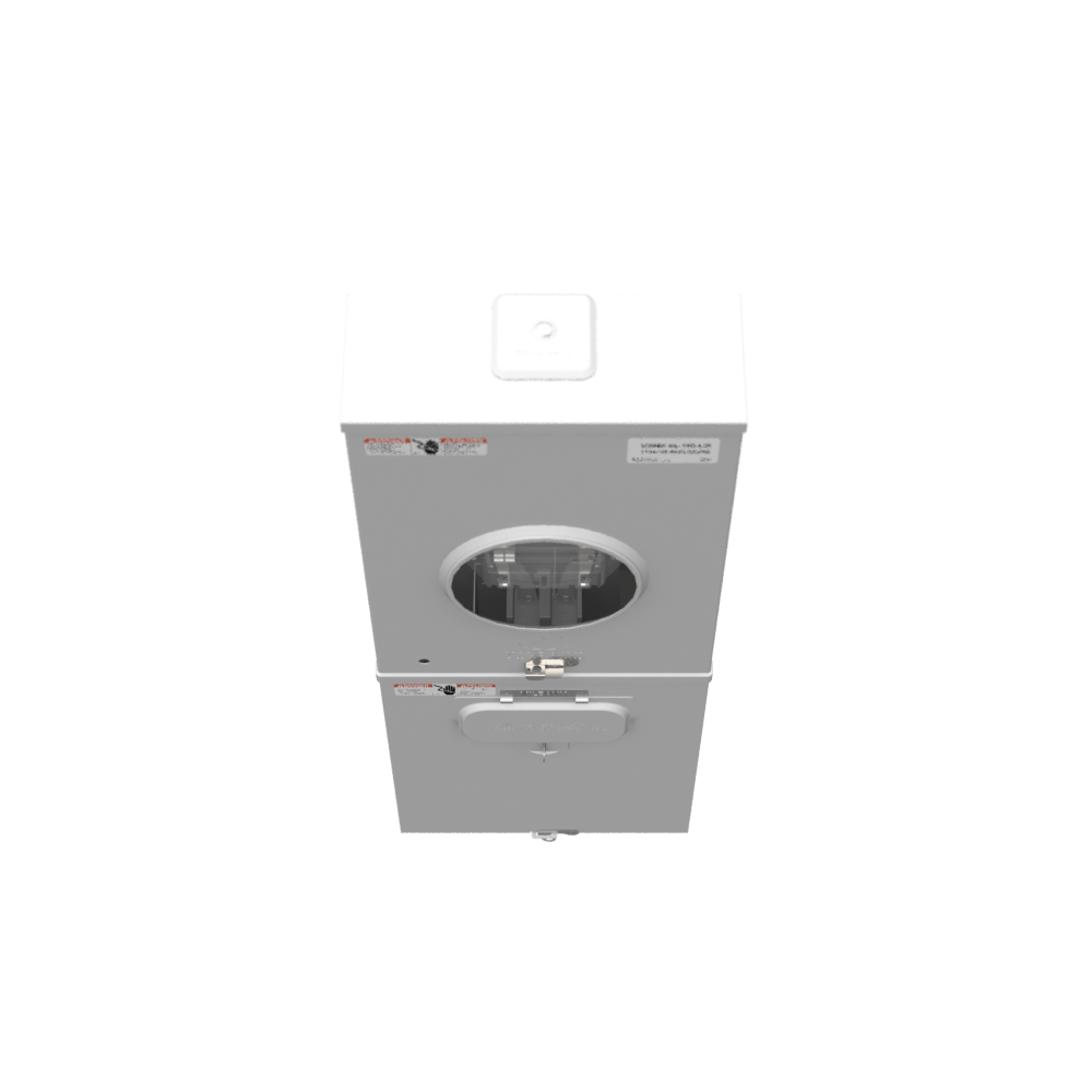5 Terminal Ringless Large Hub Open Adapt To Small Hub Open Lever Bypass 1-100 Ampere Main Breaker Long Island Lighting Company