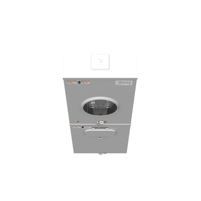 5 Terminal Ringless Large Hub Open Adapt To Small Hub Open Lever Bypass 1-100 Ampere Main Breaker Long Island Lighting Company
