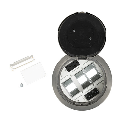 8IN PRWRD FLUSH SATIN NICKEL ASSY MARKED CONTROLLED BK CKT