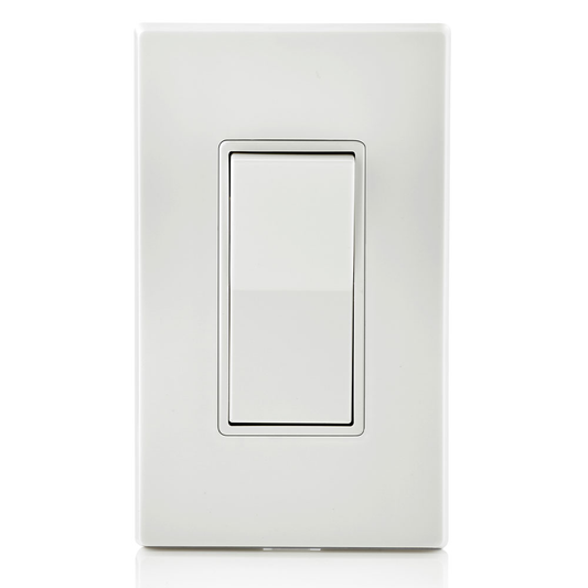 15 Amp Decora Rocker 3-Way Switch, Grounding, White