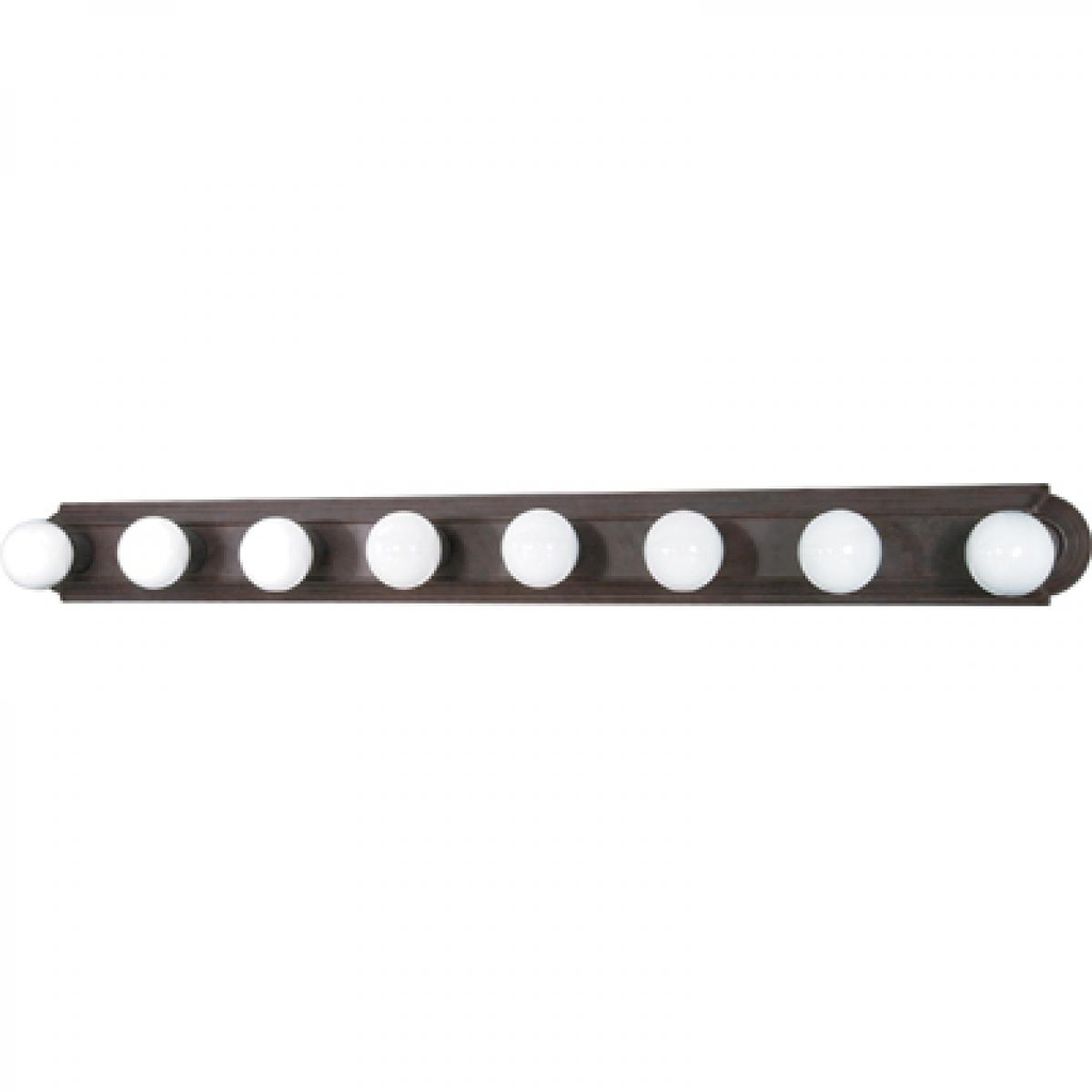8 Light - 48" Vanity Strip - Old Bronze Finish