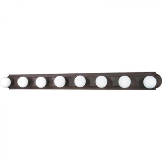 8 Light - 48" Vanity Strip - Old Bronze Finish