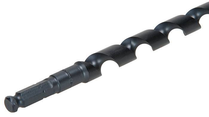 9/16" X 18" Nail Eater® Extreme Black Utility Auger Bits