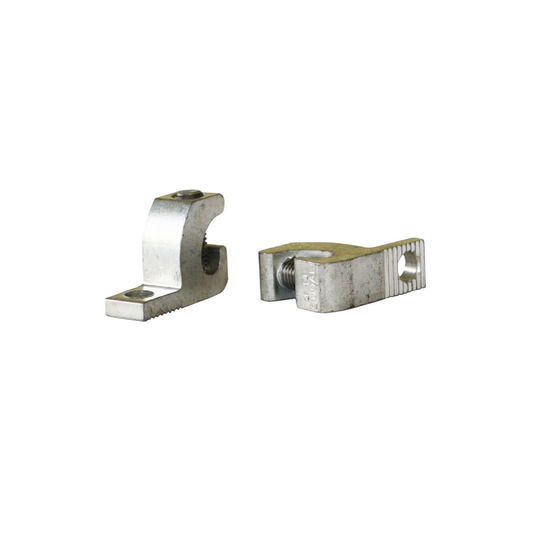 Aluminum Lay-in Lug, 250 kcmil-#6 AWG, 7/16" Stud, Tin Plated