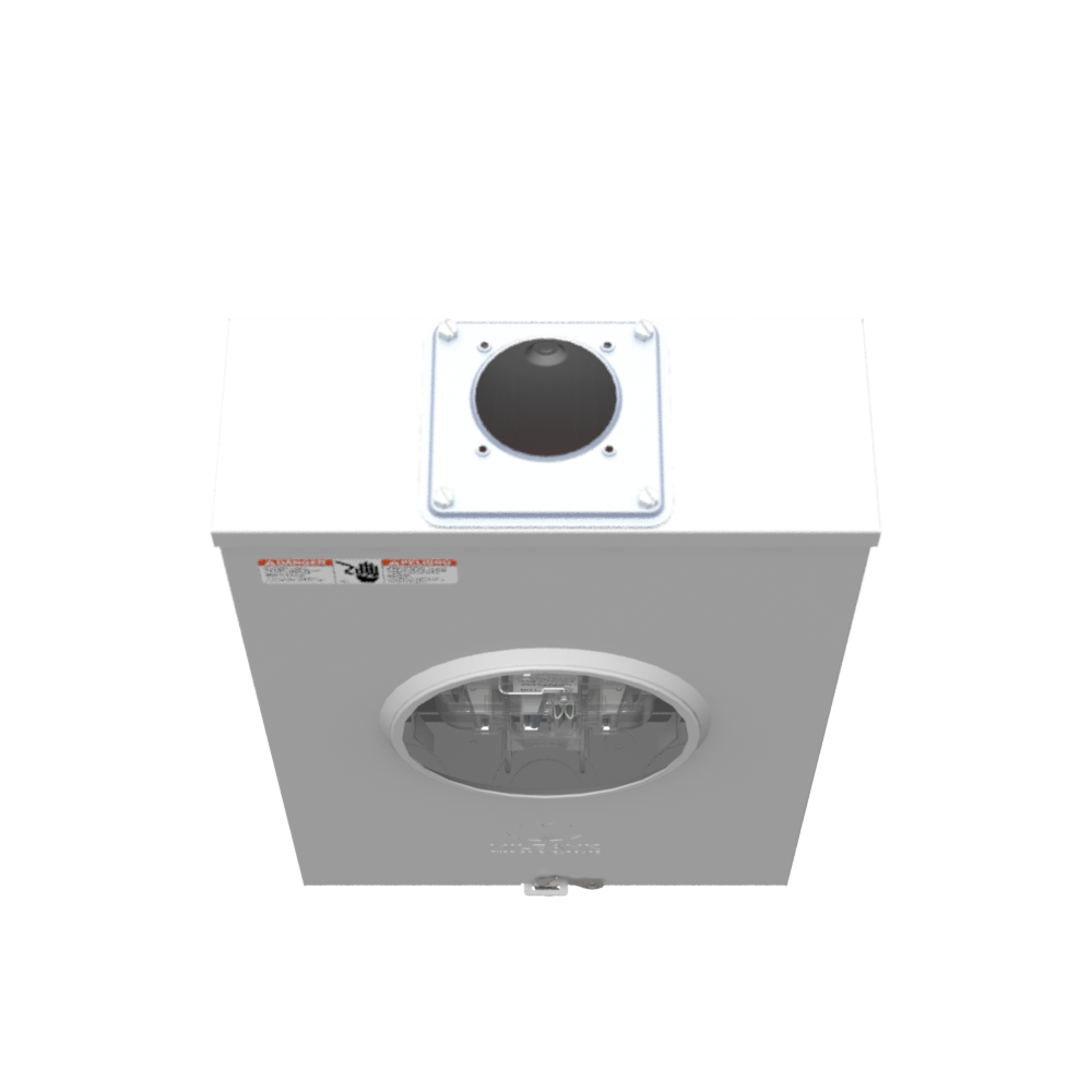 7 Terminal Ringless Large Hub Open Adapt To Small Hub Open Lever Bypass Aluminum Painted