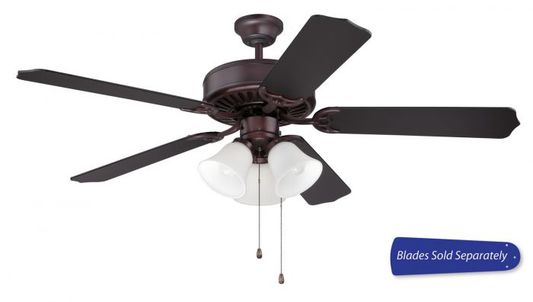52" Ceiling Fan with Light (Blades Sold Separately) - C205OB