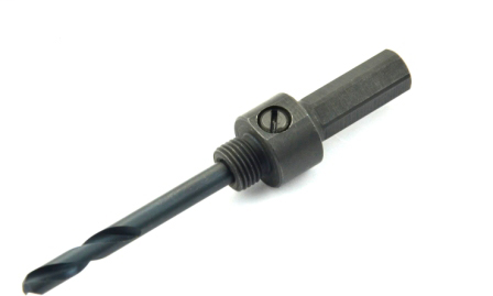 Bi-Metal Hole Saw Arbor, 7/16" Hex for 9/16" - 1-3/16"