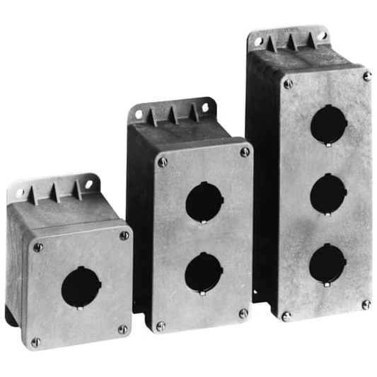 2 HOLE PUSHBUTTON ENCL