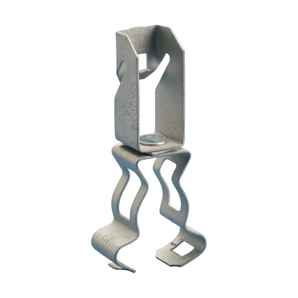 123-M Conduit to Z Purlin Clip, 1/2", 3/4" EMT, 0.709"–1.181" OD, 0.06"–0.1" Flange