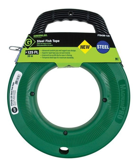 125' Steel Fish Tape