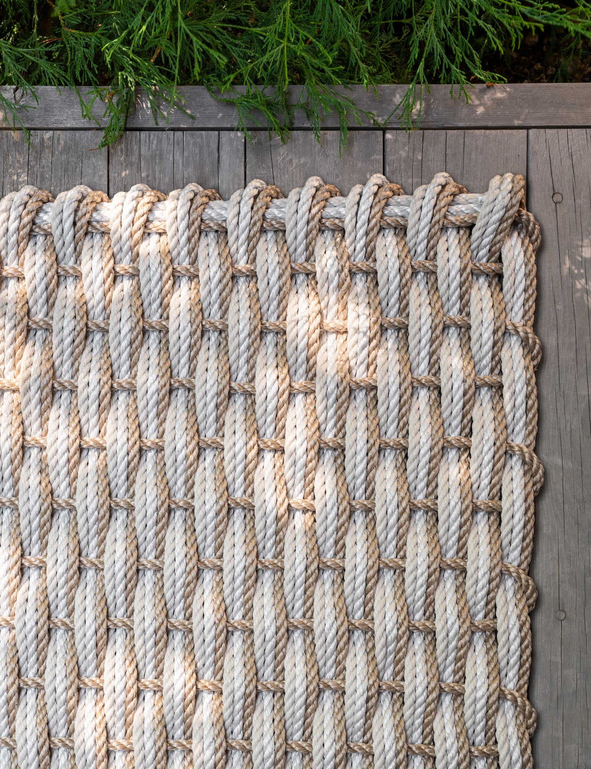 Two Tone Doormat by The Rope Co.