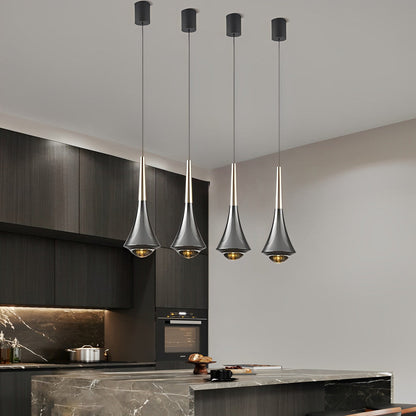 [Open-Box]Black Cone Pendant Lights Modern Creative LED Ceiling Light
