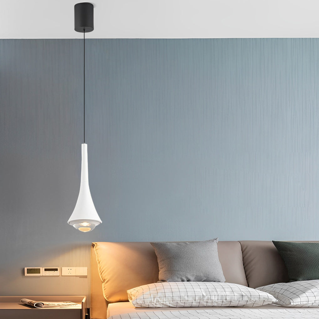 [Open-Box]Black Cone Pendant Lights Modern Creative LED Ceiling Light