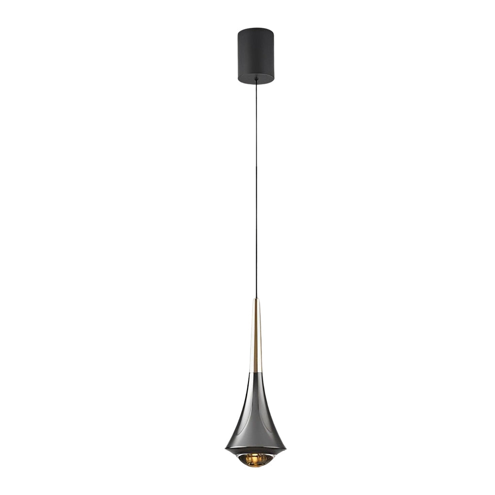 [Open-Box]Black Cone Pendant Lights Modern Creative LED Ceiling Light