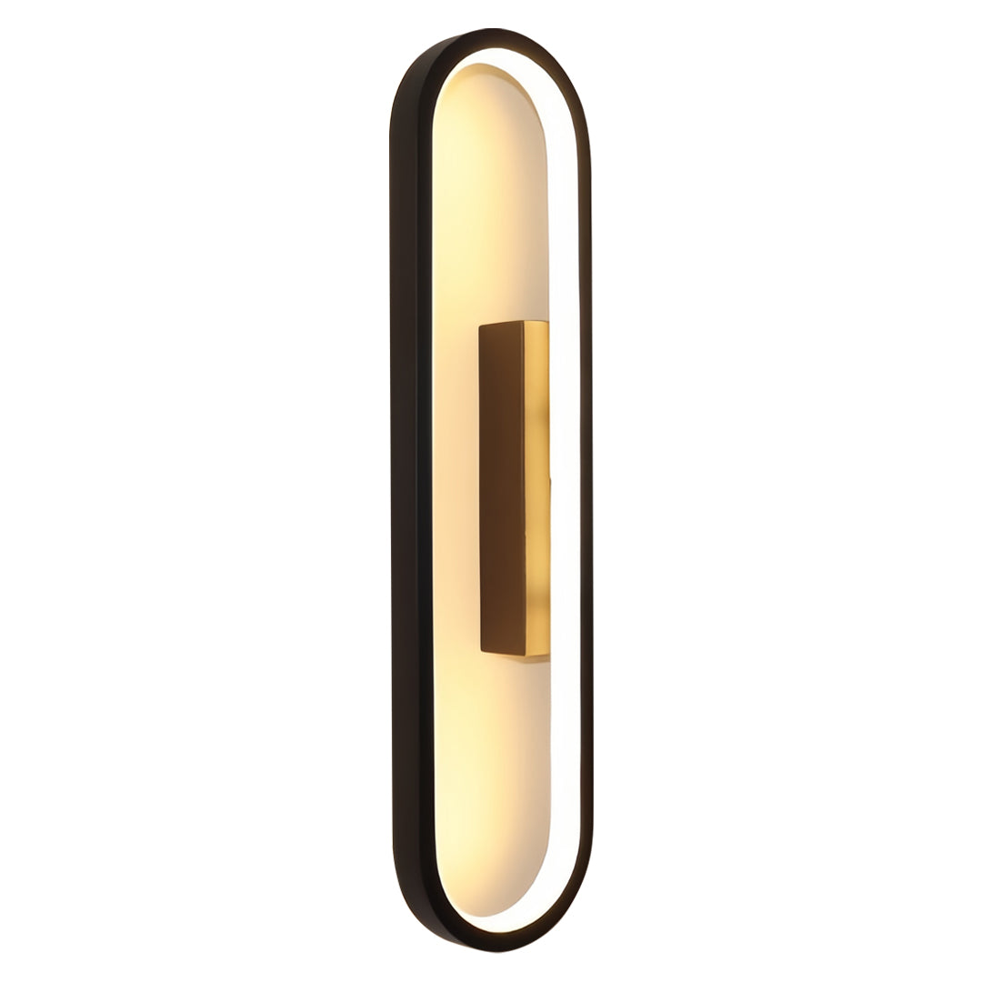 Wall Pack LED Light Modern Minimalist Oval Ambient Wall Sconce