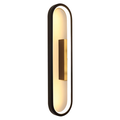 Wall Pack LED Light Modern Minimalist Oval Ambient Wall Sconce