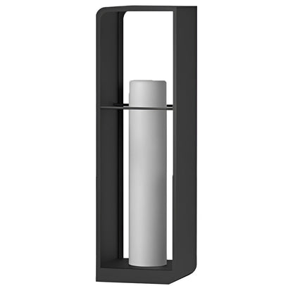 [Open-Box]Black Lantern Outdoor Light Rectangular Frame Waterproof Lamp