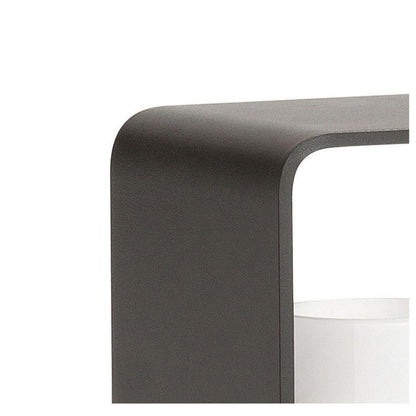 [Open-Box]Black Lantern Outdoor Light Rectangular Frame Waterproof Lamp