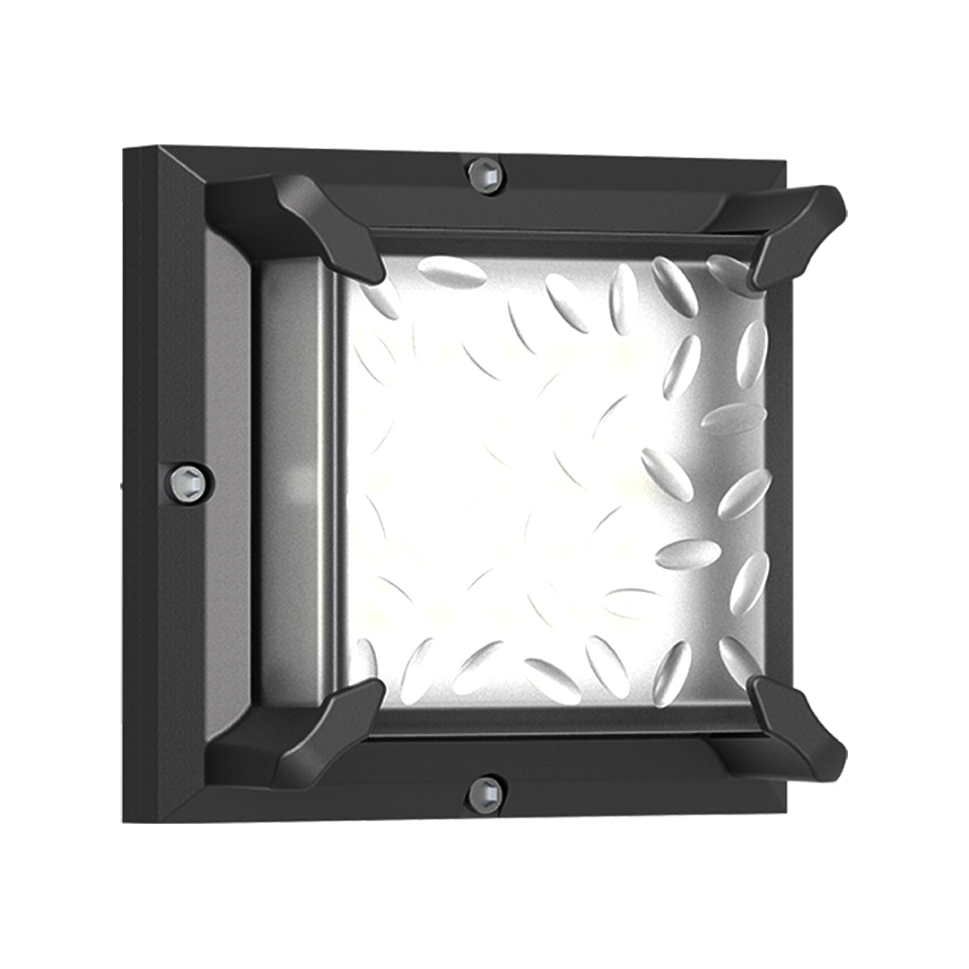 Waterproof Die-cast Aluminum Black Outdoor Wall Light Modern simple Style