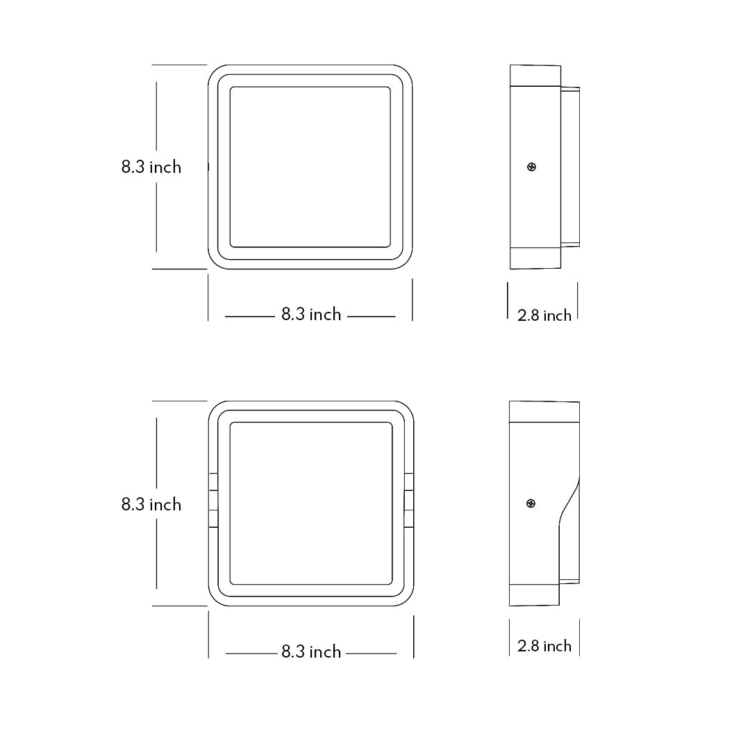 Waterproof Outdoor Sconces Lighting Fixtures Minimalist Wall Light Fixtures
