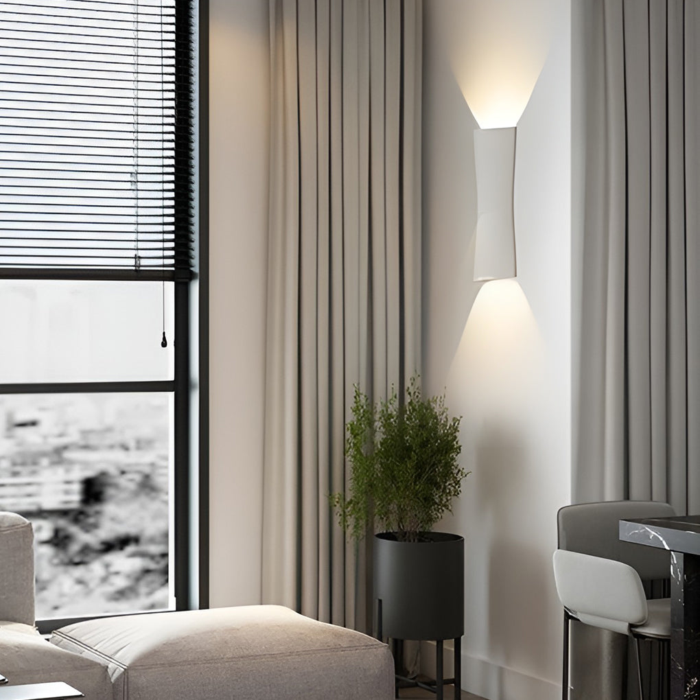 [Open-Box] Waterproof LED Up and Down Lights Modern Wall Lamp Wall Washer Light