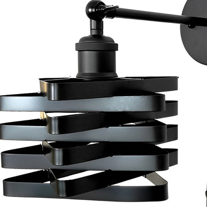 Wall Mount Lights with Plug Adjustable Angle Industrial Lamp