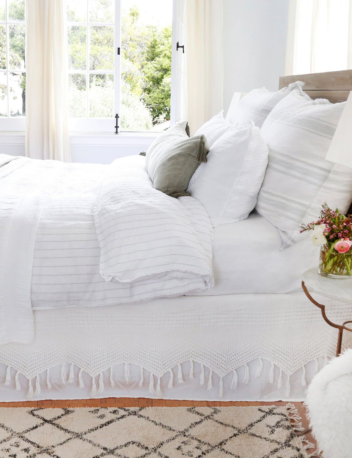 Blake Linen Duvet by Pom Pom at Home