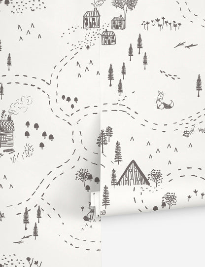 Through the Woods Wallpaper by Rylee + Cru