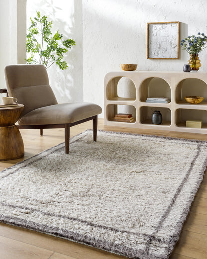 Rizal Moroccan Style Hand-Tufted Wool Rug