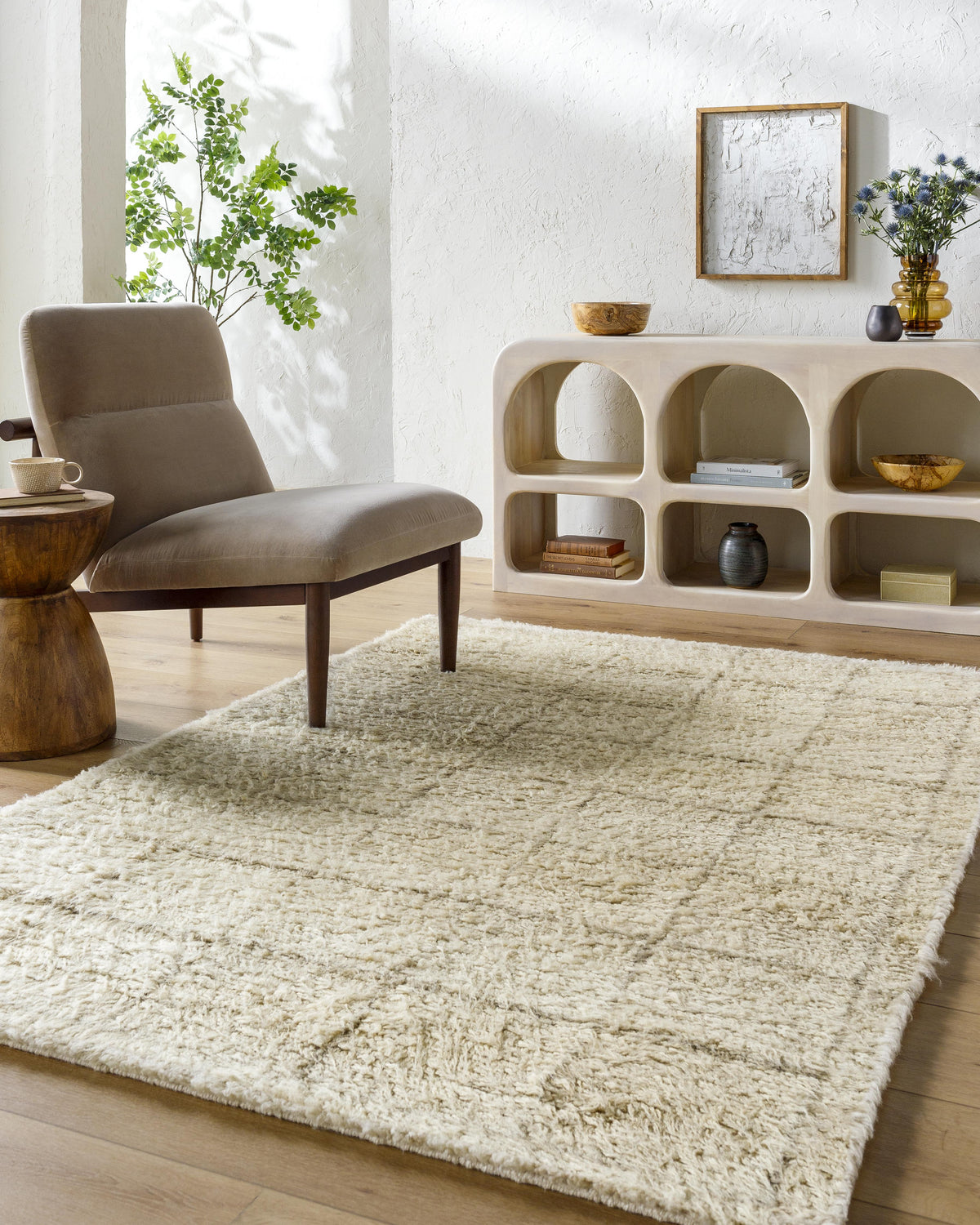 Minka Moroccan Style Hand-Tufted Wool Rug