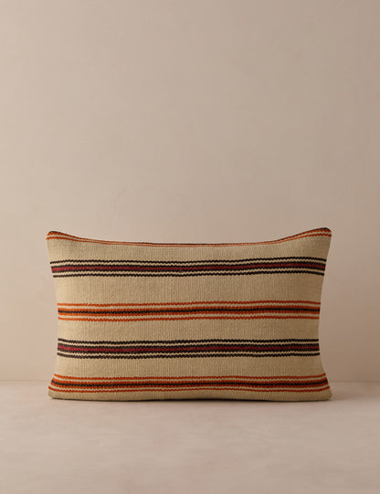 Vintage Lumbar Pillow No. 357, 16" x 24"