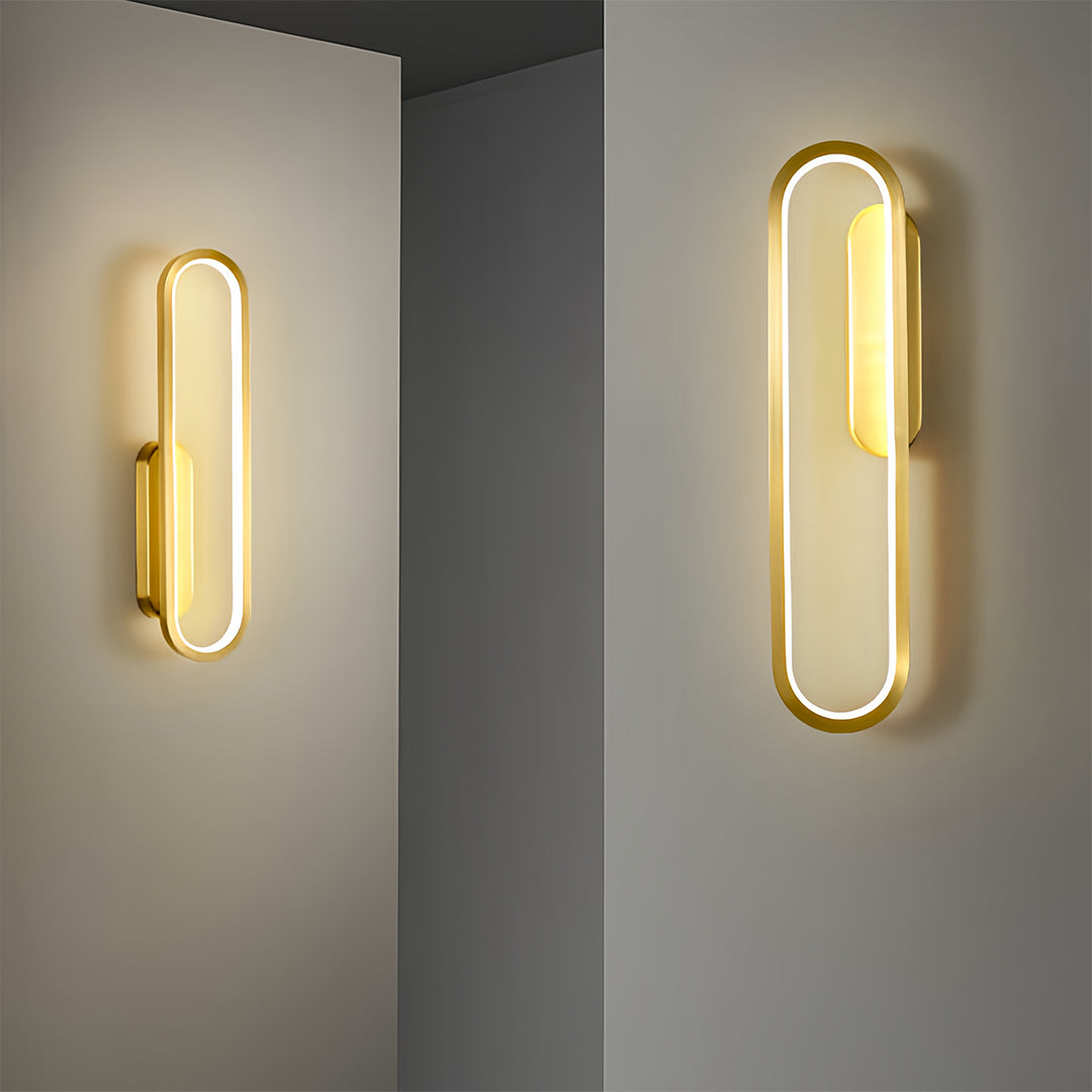 Wall Pack LED Light Modern Minimalist Oval Ambient Wall Sconce