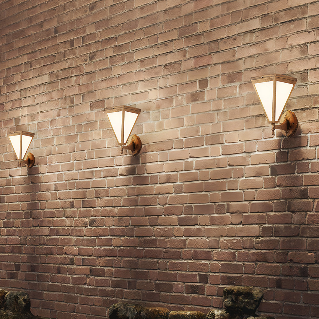 Wall Mount Outdoor Solar Lights Simple Modern Lamp
