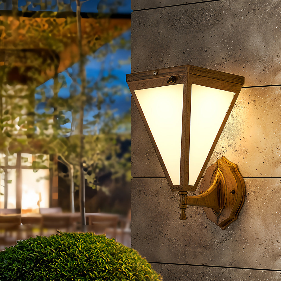Wall Mount Outdoor Solar Lights Simple Modern Lamp