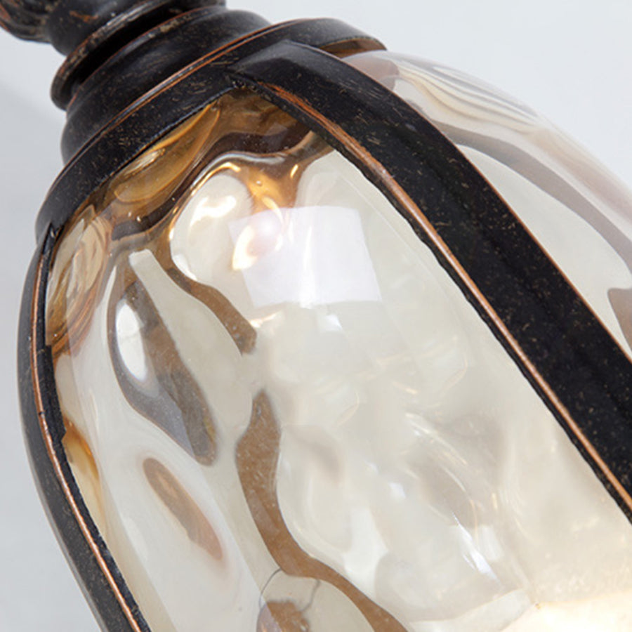 Waterproof Copper Outdoor Wall Light Retro Style