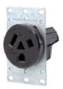 9750-A, Straight Blade Power Receptacle