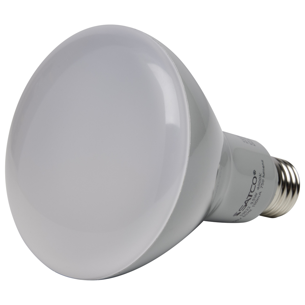 9.5 Watt; BR30 LED; 105 deg. Beam Angle; 3000K; Medium base; 120 Volt; Dimmable