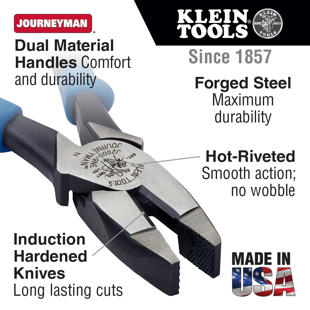 9-Inch Journeyman™ Pliers Side Cutting