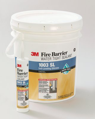 3M Fire Barrier Water Tight Sealant 1003 SL, 20 fl. oz., Sausage, 12/case
