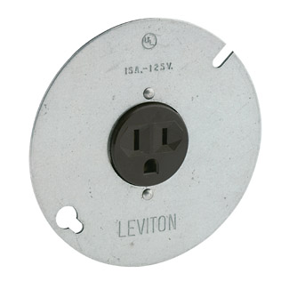 15 Amp Single Receptacle/Outlet, Commercial Grade
