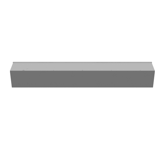 10x72x10 Screw Cover Wireway Type 3R UL Listed Steel Knockouts ANSI 61 Gray Quad D Knockout For Lock