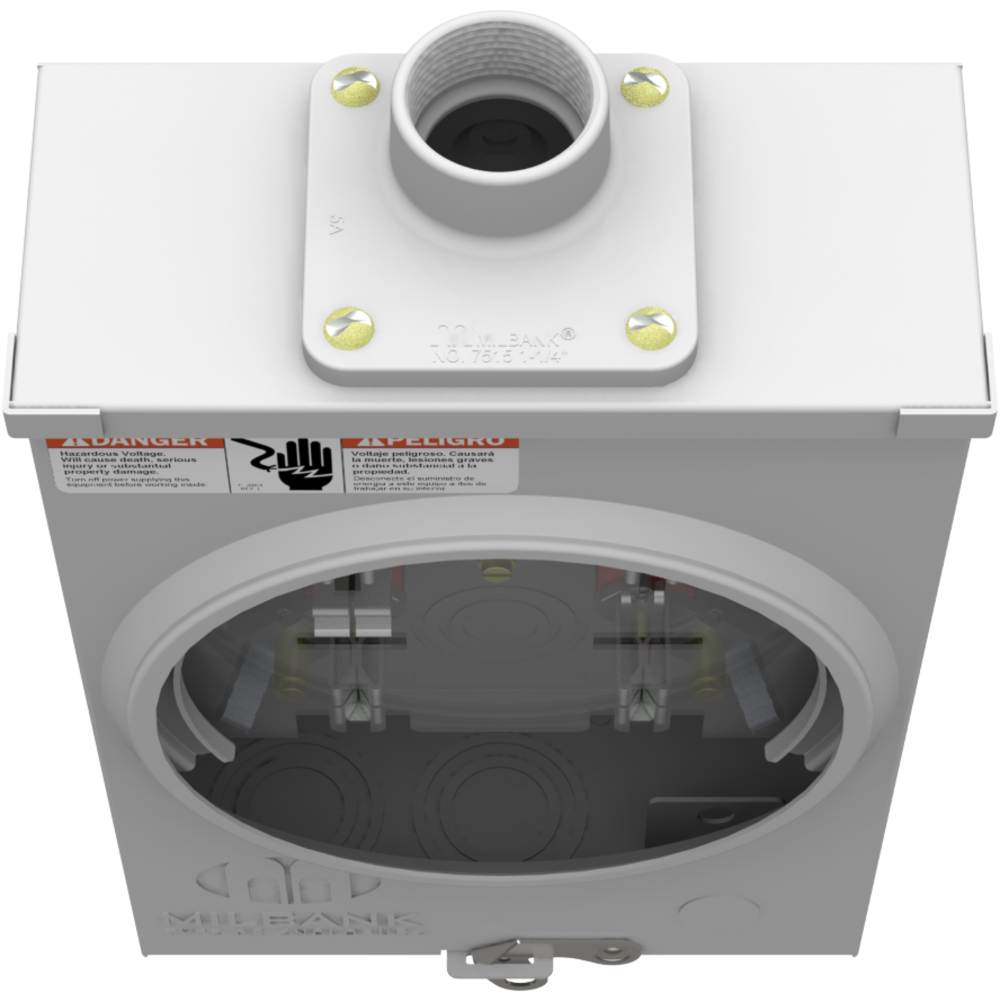 5 Terminal Ringless 1.25 In Hub Horn Bypass 7-8 In Barrel Lock Ground With Bracket Provision