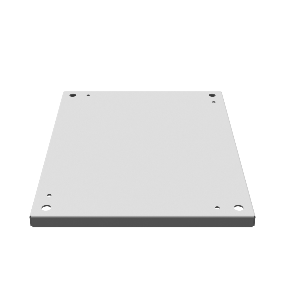 17x13 Back Panel Non UL Listed White Steel