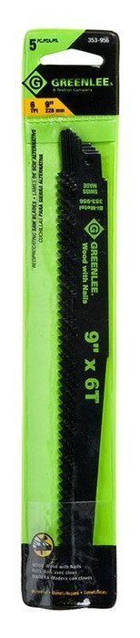 9" x 6T Reciprocating Saw Blades